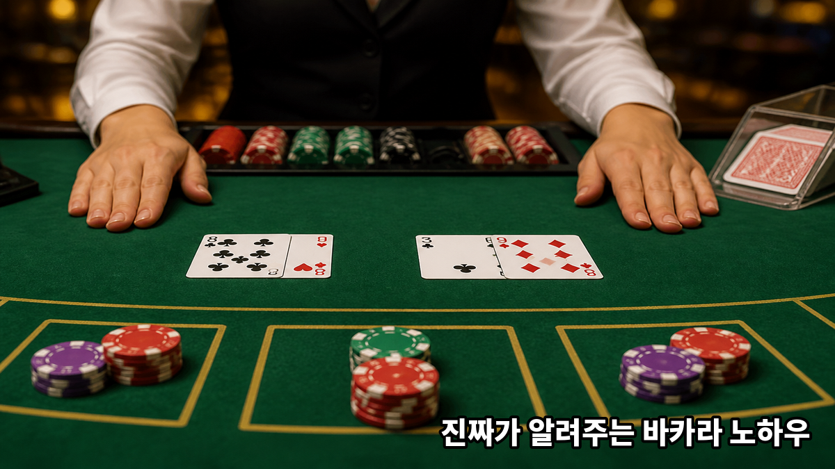 진짜가 알려주는 바카라 노하우