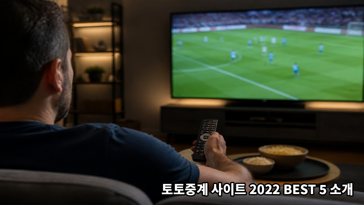 토토중계 사이트 2022 BEST 5 소개