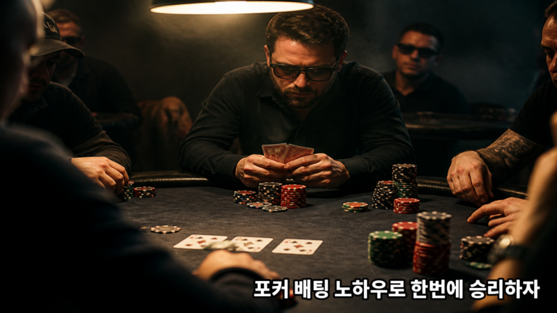 포커 배팅 노하우로 한번에 승리하자