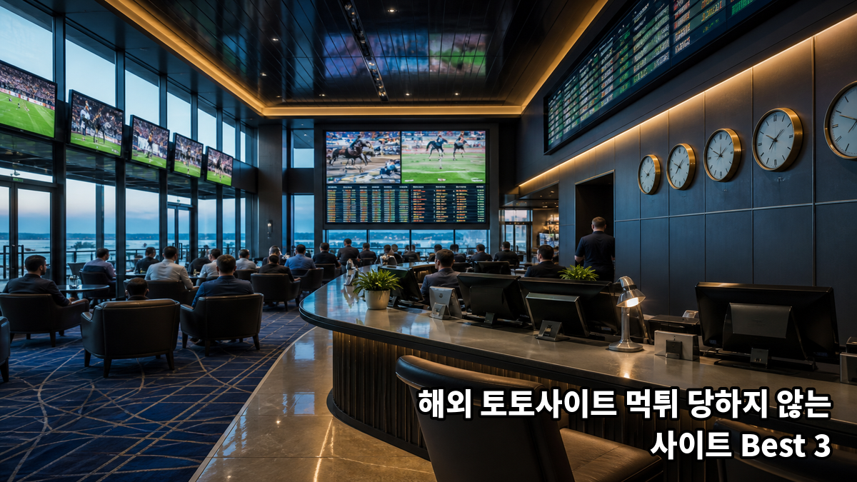 해외 토토사이트 먹튀 당하지 않는 사이트 Best 3
