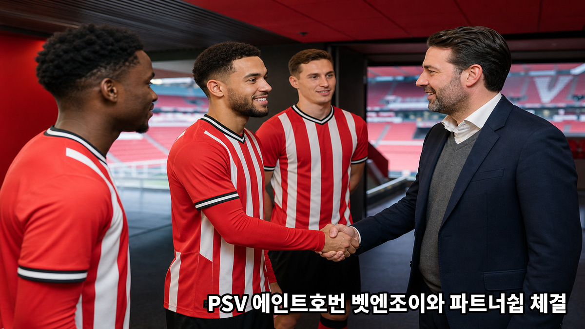 PSV 에인트호번 벳엔조이와 파트너쉽 체결