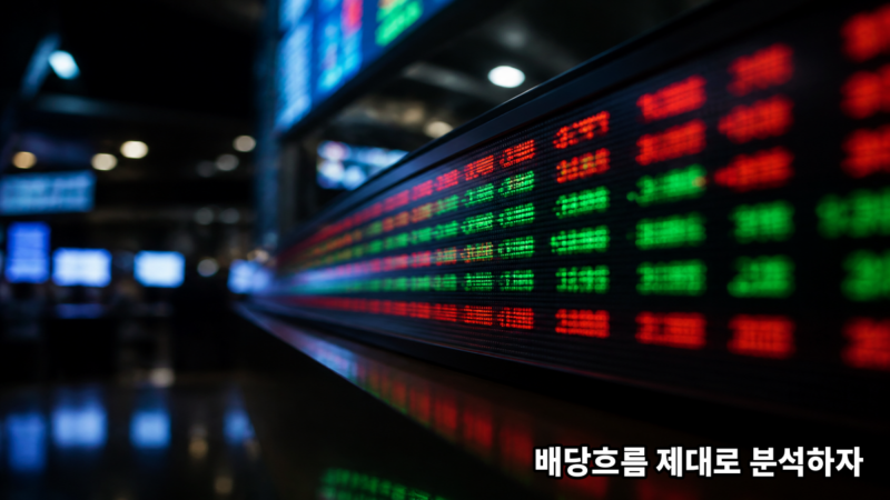 배당흐름 제대로 분석하자
