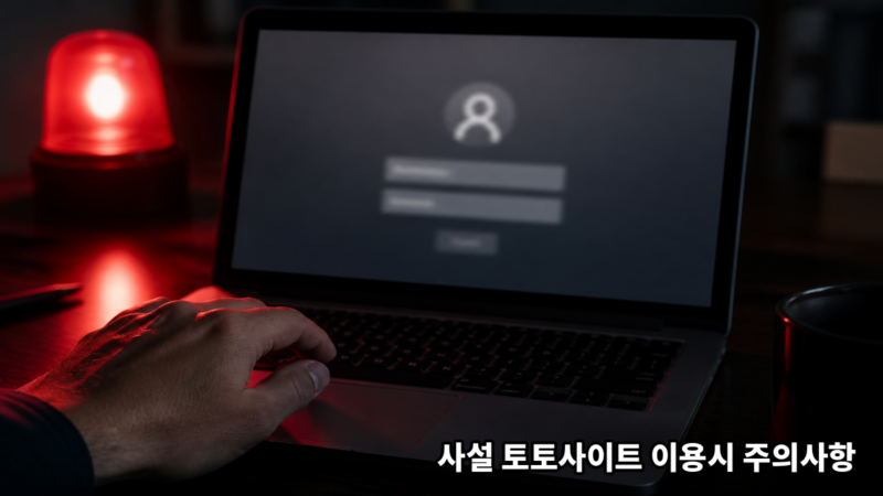 사설 토토사이트 이용시 주의사항