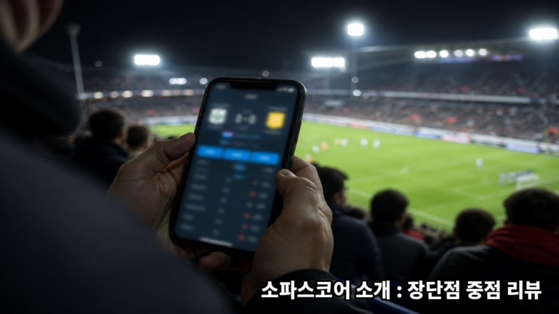 소파스코어 소개 : 장단점 중점 리뷰