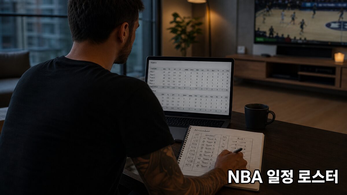 NBA 일정 로스터