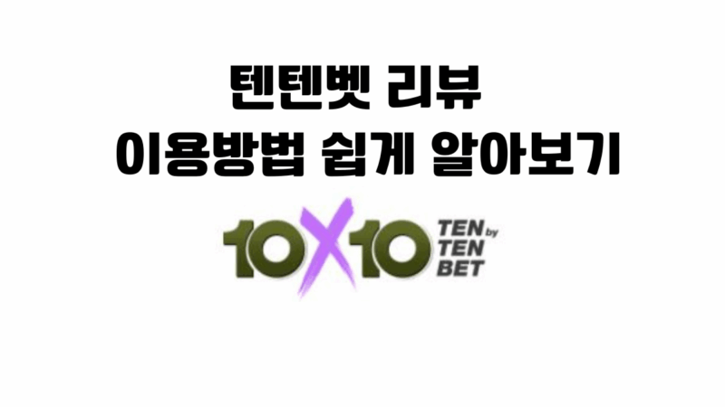 텐텐벳 리뷰 및 이용방법 쉽게 알아보기